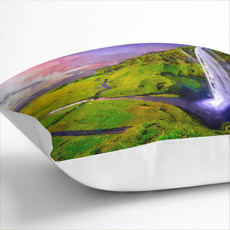 Square Cushion, 55cm H x 55cm W x 20cm D, White