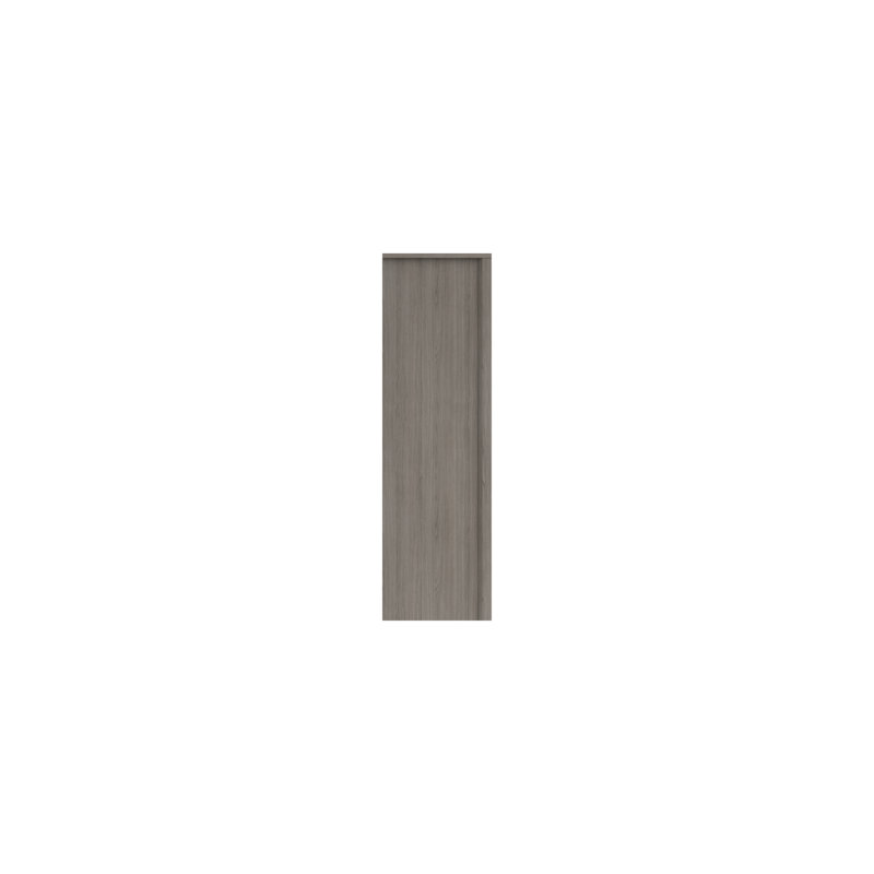 Colville 4 Door Manufactured Wood Wardrobe, Grey Oak/Graphite Gloss
