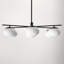 Monika 6 Light Metal Dimmable Sputnik Chandelier-1757430015