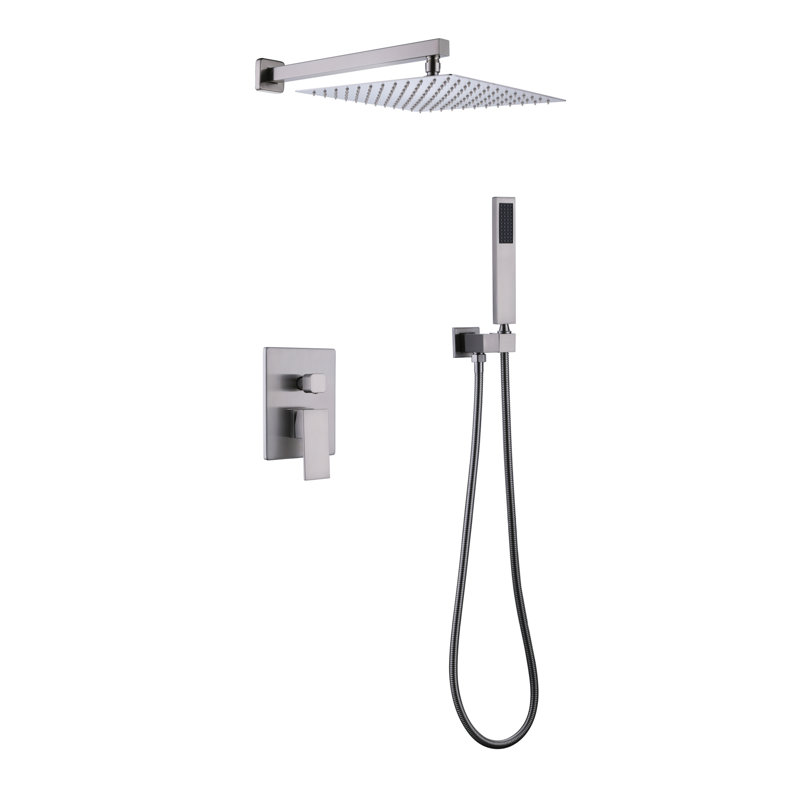 All-In-One Kit with Rough in-Valve, Brushed Nickel