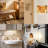 LEPOTEC 8.03Inch 30 LED Warm Wireless Rechargeable Motion Sensor Cabinet Light