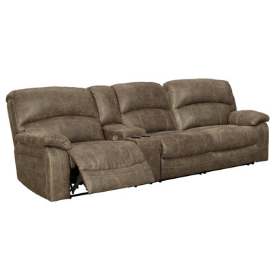 Avillion 127'' Faux Leather Power Reclining Sofa