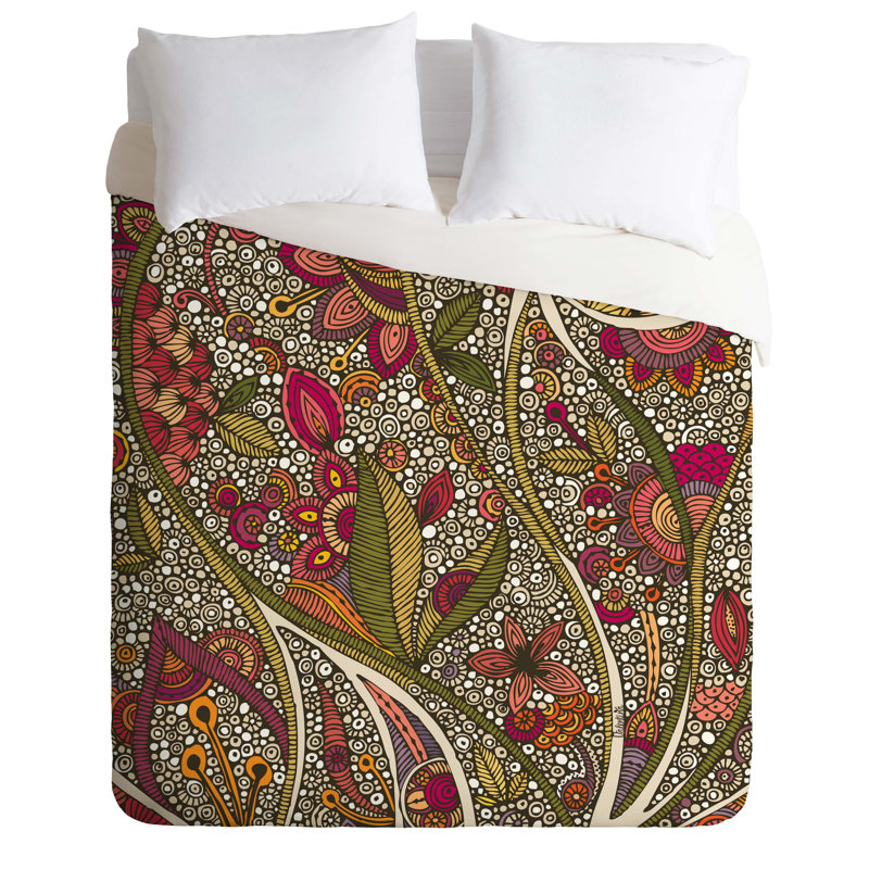 Housse de couette en microfibre traditionnelle, Housse de couette pour lit simple, Poids léger