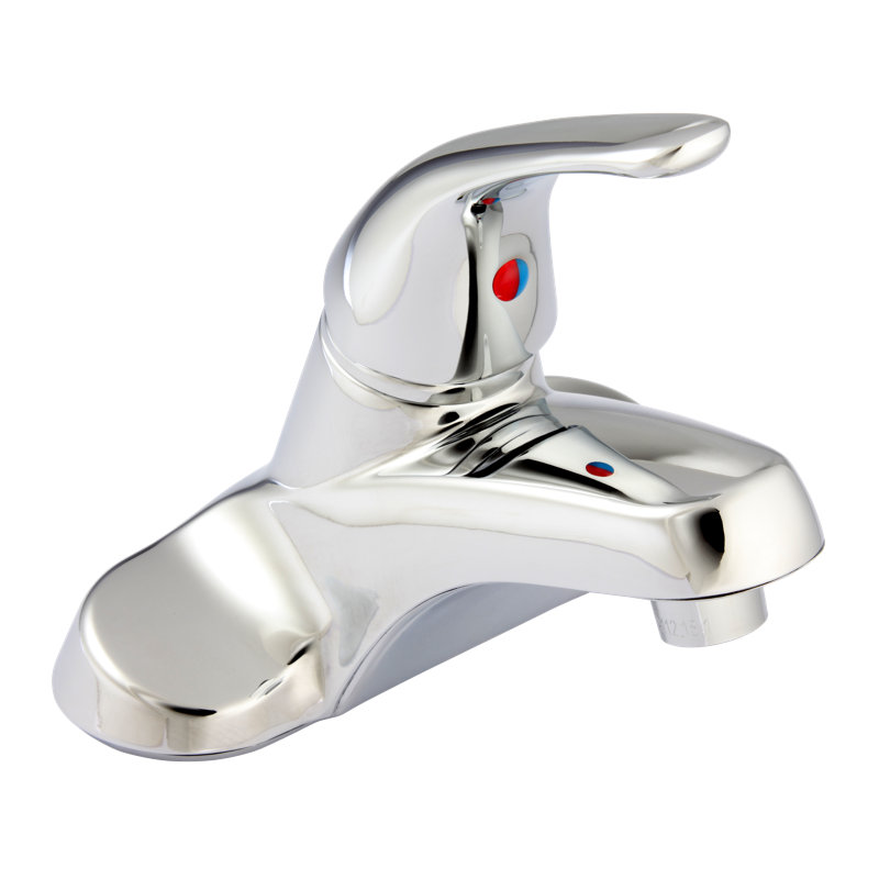 Robinet de salle de bain à centre, Chrome