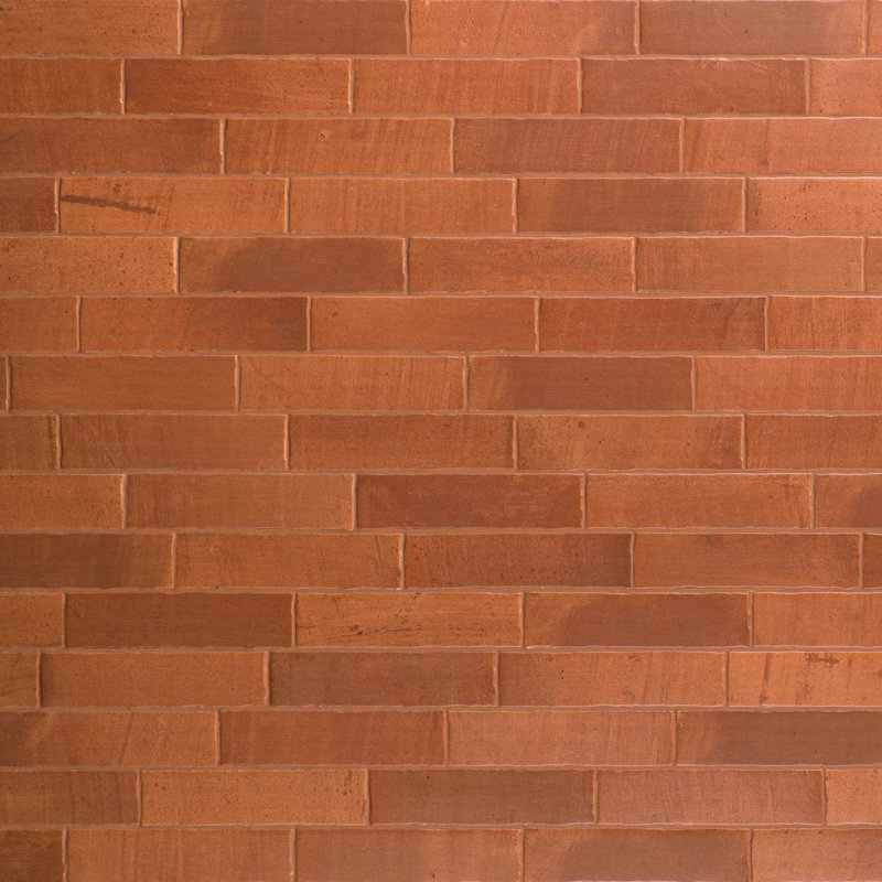 Terre cuite Solara 2,55 po X 9,84 po Carreau de plancher et de mur en porcelaine matte (4,72 pieds carrés / caisse), Canyon