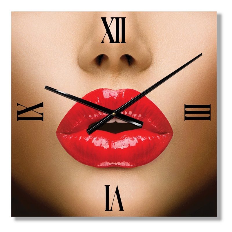 Horloge murale Lips Beautiful, Très grand