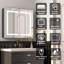 Hellmuth Frameless Medicine Cabinet with Adjustable Shelves and Lighting-97374244-97374245