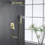 Robinet de douche mural avec valve brute-67396966