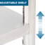 Table de préparation commerciale en acier inoxydable pour la maison et le restaurant de 24 po x 24 po, hauteur de 32 po, idéale pour la préparation à domicile, hauteur, durabilité