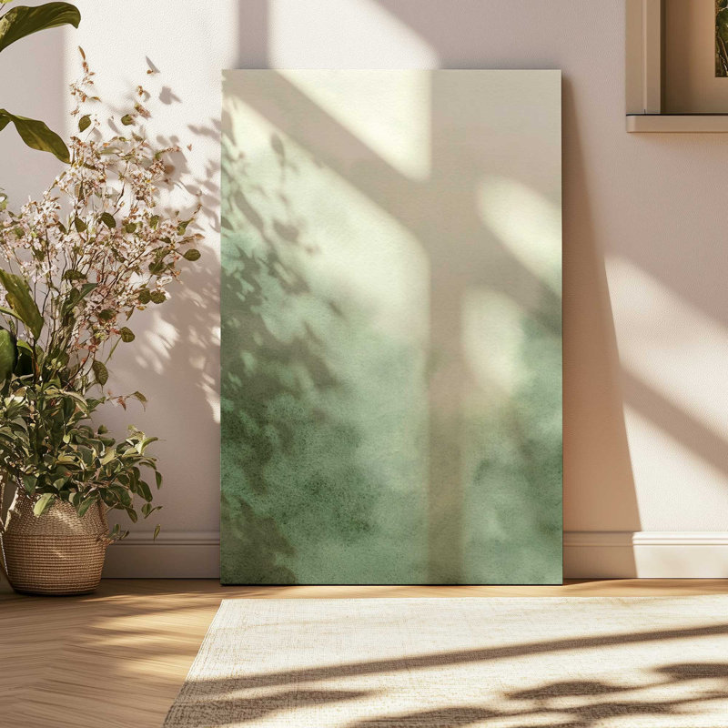 «Mute Forest Shadows II», reproduction sur toile dans un cadre doré, Toile tendue, H 18 po x l 12 po x P 1,25 po