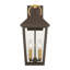 Lanterne d'extérieur 2 lumières Bayra 17 "de haut