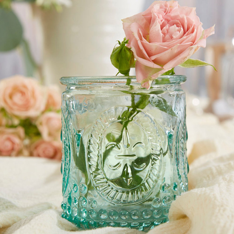 4 " Glass Lantern Set of 8