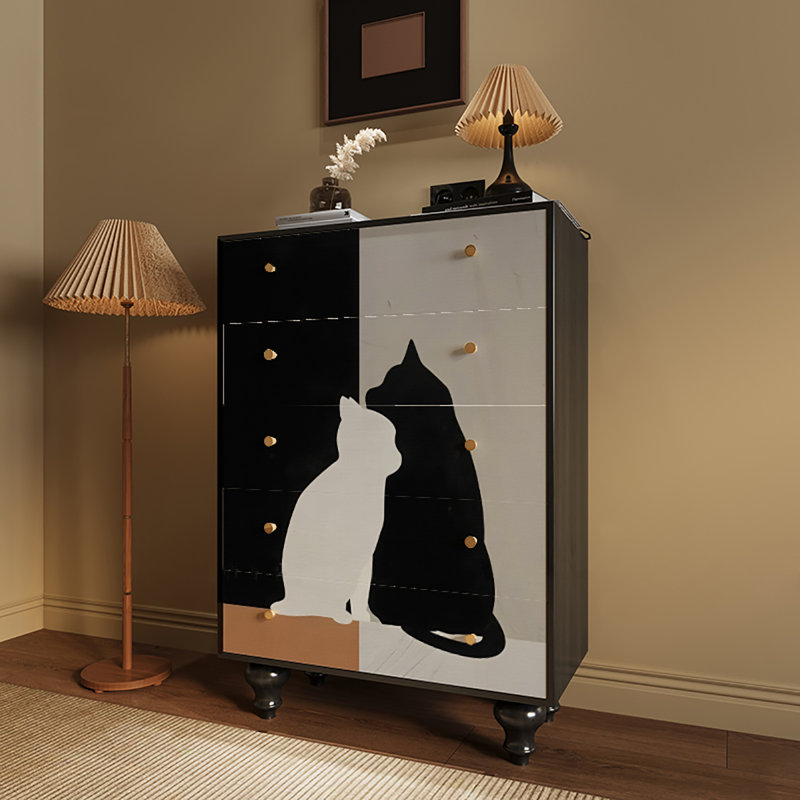 Armoire de rangement de salon français