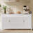 63" Fluted Sideboard Buffet Cabinet With Storage, Console Coffee Bar Cabinet, Modern Accent Credenza Storage Cabinet-80086814