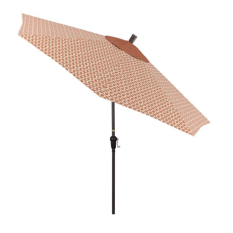 Parasol de marché 9 pi Tayyibah, Marquee pêche - Pacifica Premium