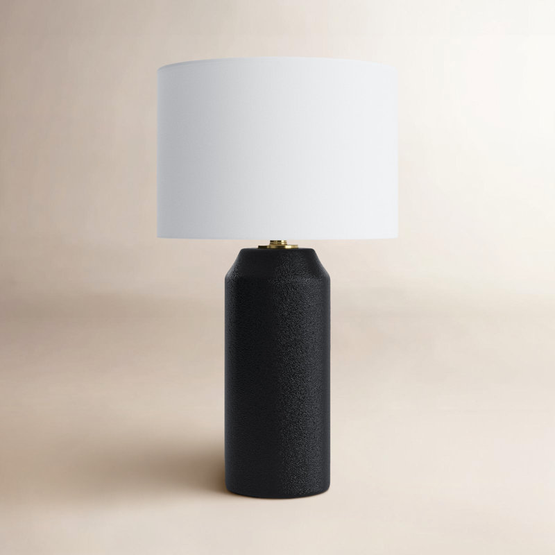 Patrick Ceramic Table Lamp, Black