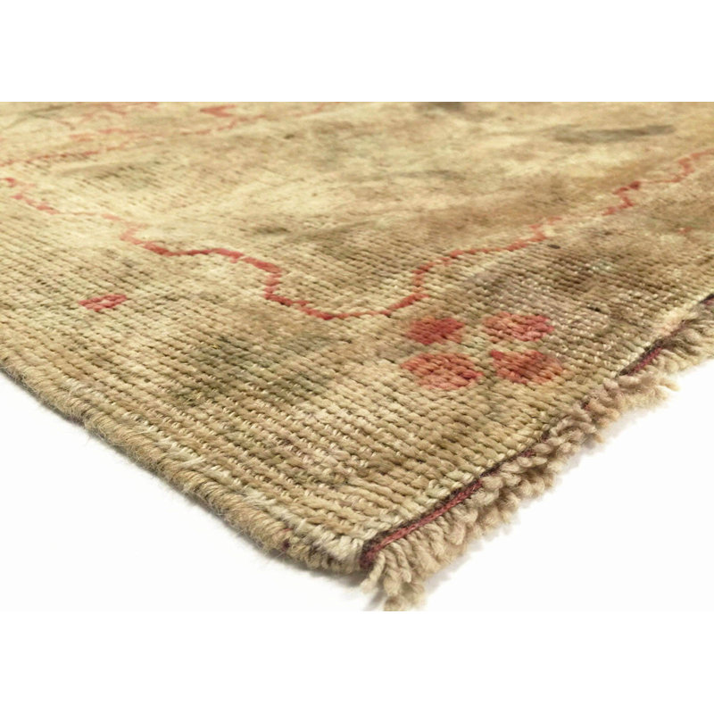 Gallery Size One-of-a-Kind 5'5" X 10'5" 1960s Wool Area Rug in
