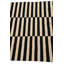 Tapis noir et blanc Orta