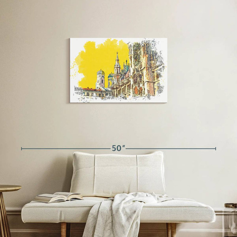 Munich Lilie, 20" H x 30" W