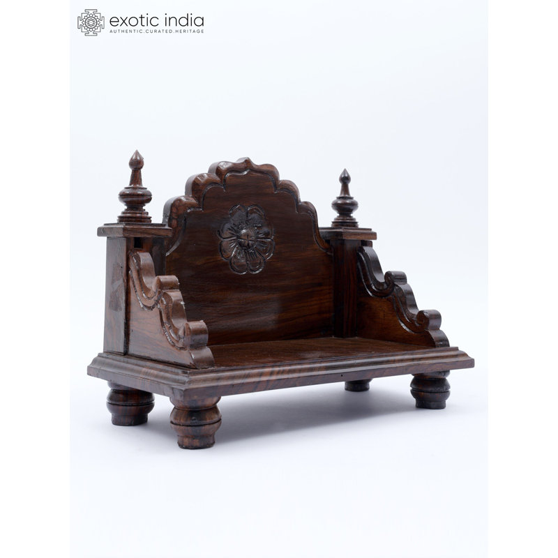 12" Deity Singhasan/Mandasana in Wood