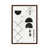 Toile avec cadre en bois brun classique n'est pas disponible
