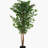 63" Artificial Ficus Tree with Black Plastic Pot