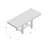 Hannaa 6 - Person Extendable Four Leg Dining Set