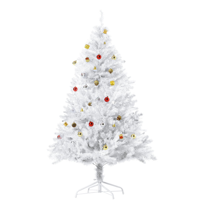 Arbre de Noël artificiel blanc, 5'