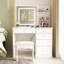Claranell Dressing Table with Mirror-865093129