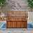 47.25'' Wide Teak Wood Storage Bench: Rectangular Deck Box For Outdoor Use