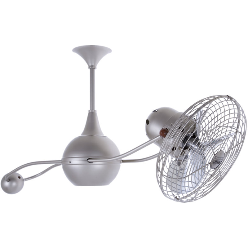 42" Brisa 2000 3 Blade Ceiling Fan, Brushed Nickel