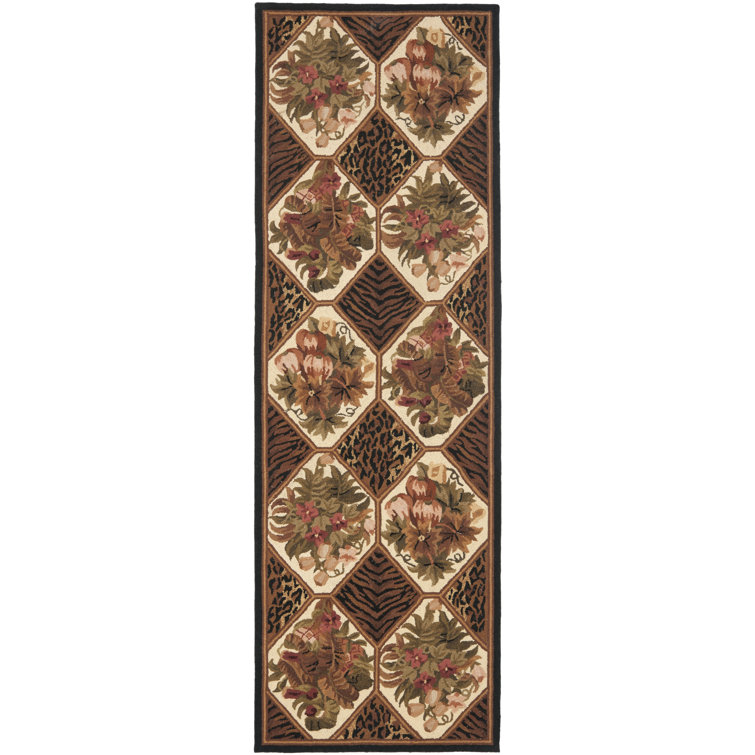 Lyco Hand Hooked Wool Pile Geometric Rug