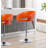 Anastacio Swivel Upholstered Adjustable Height Counter Stool with Metal Frame,Bar Stools with Footrest, Kitchen Island Chairs for Dining Room, Home Bar, Cafe-382065172-382065727
