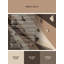 Tapis d'escalade mural moderne beige et beige lavable à la machine Aguilar-902695988