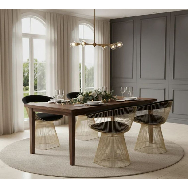 Halan Dining Chair, Gold