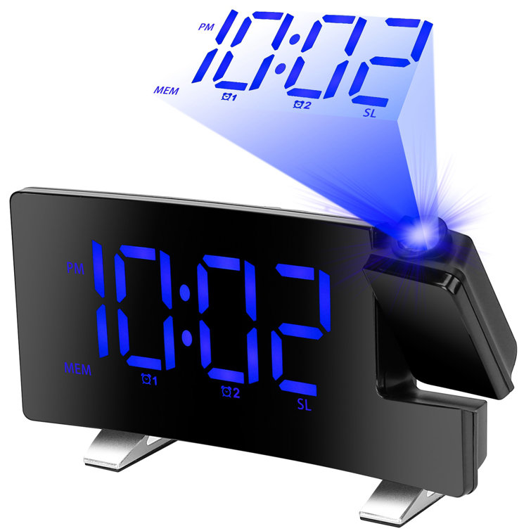 Lot De 3 Petites Horloges Numériques LED De Voyage - Affichage Clair, Sans Tic-tac, Pile Bouton Incluse - Pour Chambre, Bureau, Sac