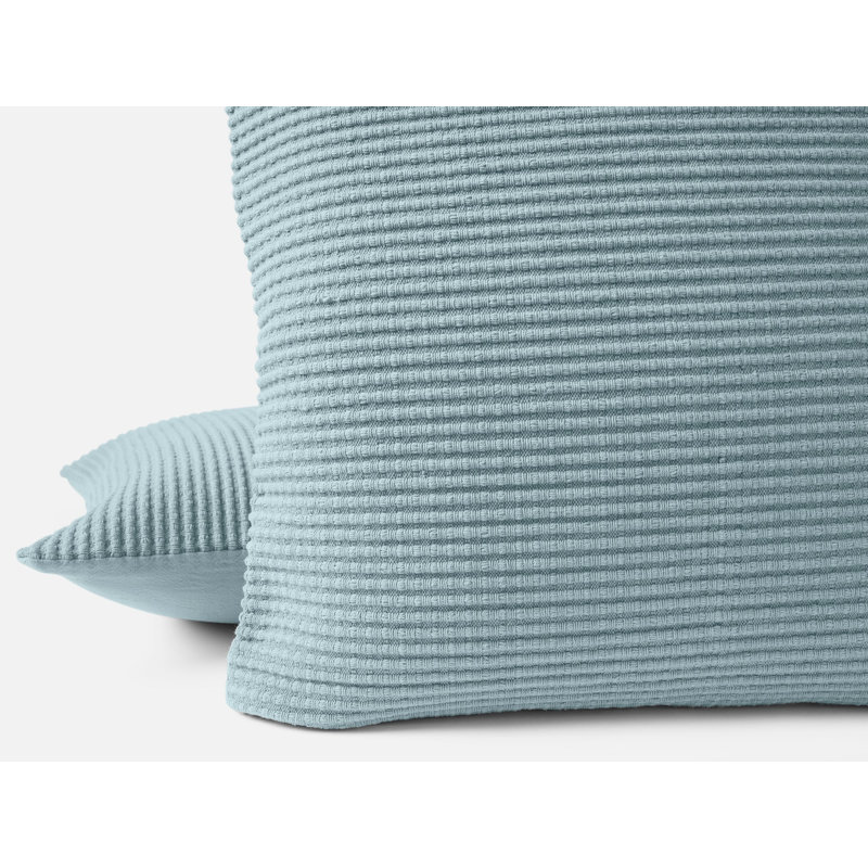 Marshall Organic Square Pillow Cover, Tidal