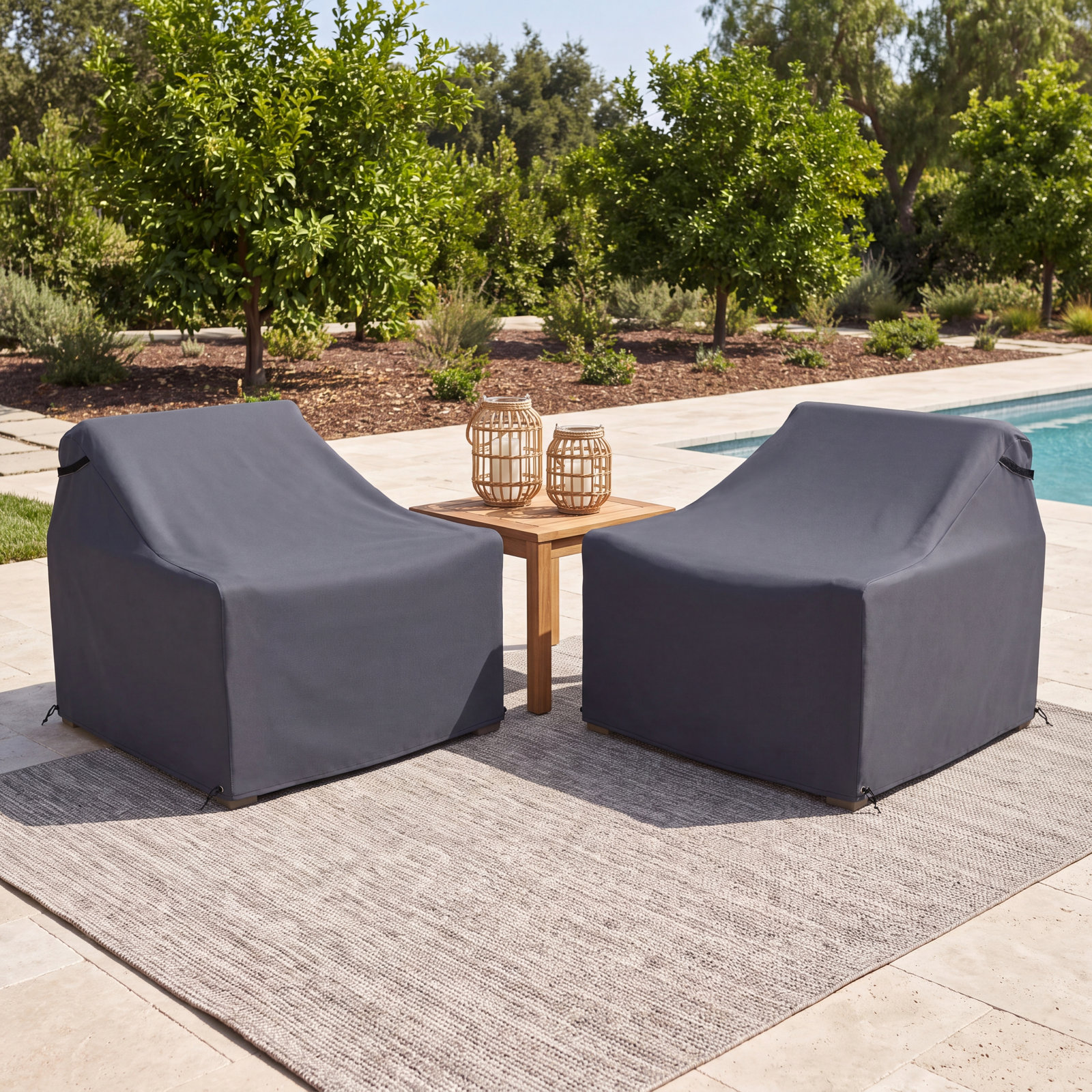 Donnie Outdoor Lounge Chair Cover