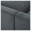 Canapé modulaire en chenille modulaire 7 places avec repose-pieds 120,8 po U_Style