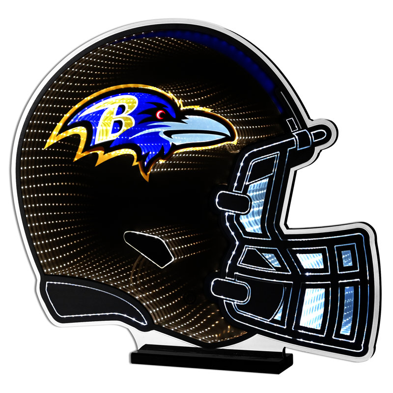 LUMINAIRE POUR casque de 24 pouces NFL Baltimore Ravens, NFL Baltimore Ravens