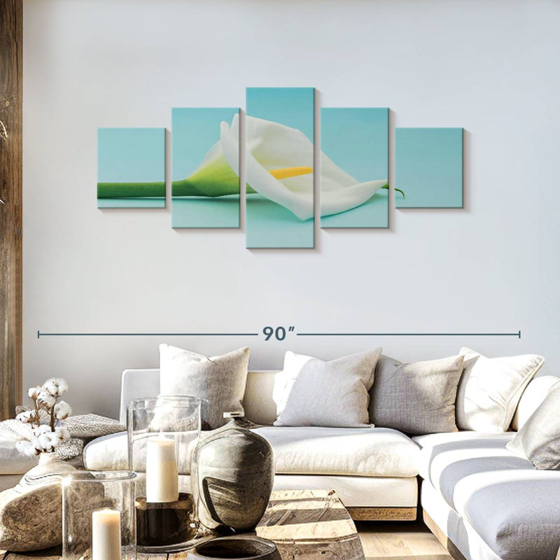 Calla Lily Bloom, 30" H x 68" W