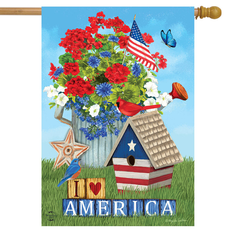 Drapeau «I Love America»
