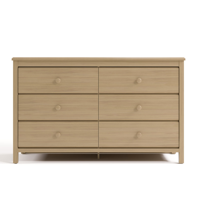 Commode double 6 tiroirs Alpine, Bois flotté