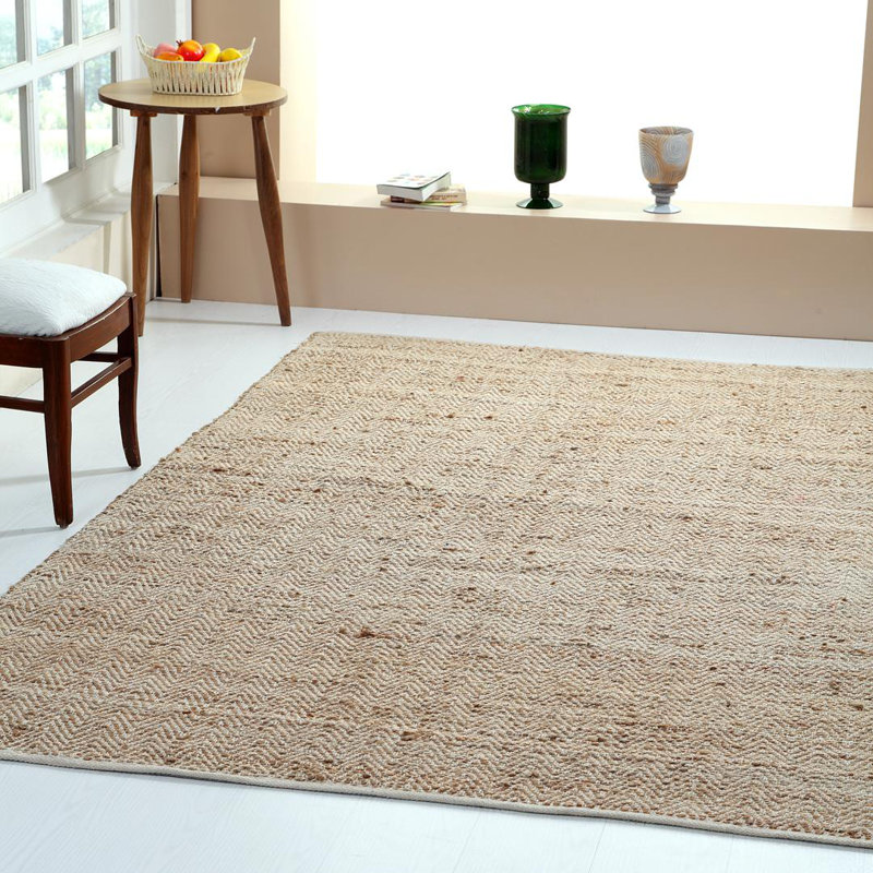 Preusser Hand Loomed Chevron Indoor Rug, Rectangle 6' x 9'