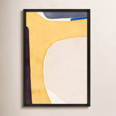 Divided "Hint of Cobalt" Print by Julia Balfour