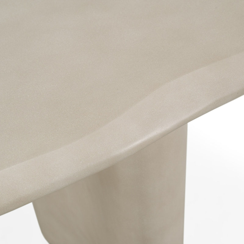 Slone - Modern Beige Concrete Dining Table