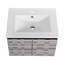 Meuble-lavabo flottant avec lavabo
