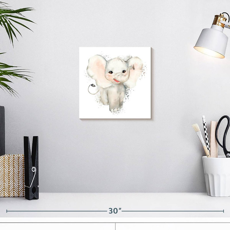 Bébé éléphant Brampt, H 10 po x l 10 po