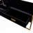 Modern  Rectangular Coffee Table With 4 Drawers And Gold Base In 47.3"-1249372279