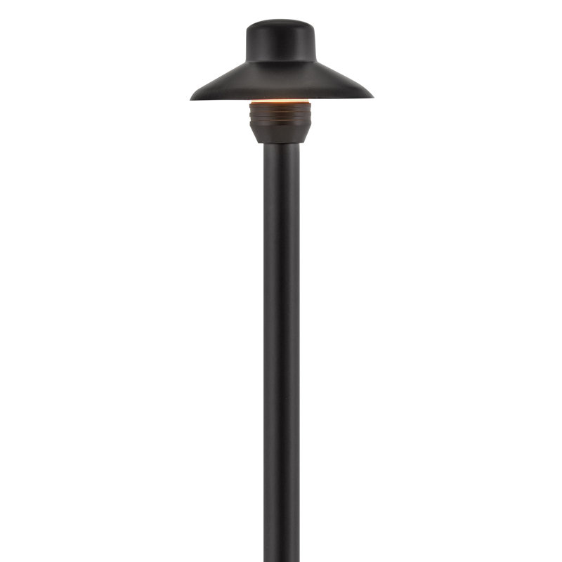 12V Small 15 in. Standard LED Brass Path Light